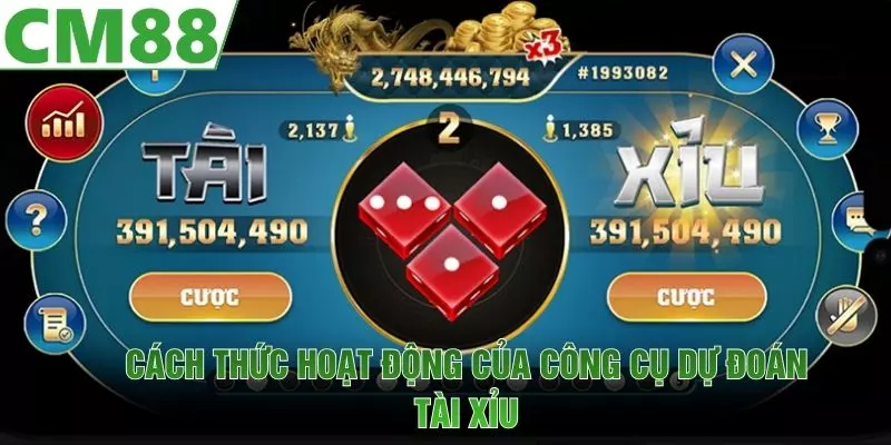 Cách thức hoạt động của công cụ dự đoán tài xỉu