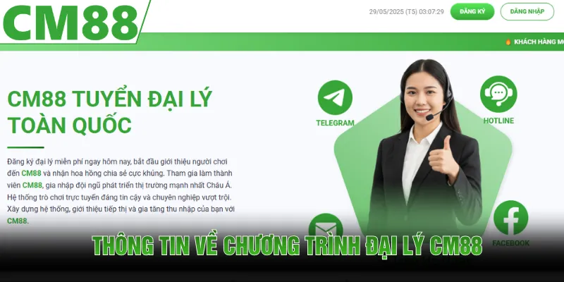 Thông tin tổng quan về đại lý CM88